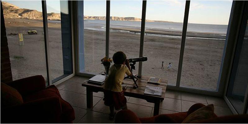Rayentray Las Restingas Hotel De Mar Puerto Pirámides Eksteriør bilde